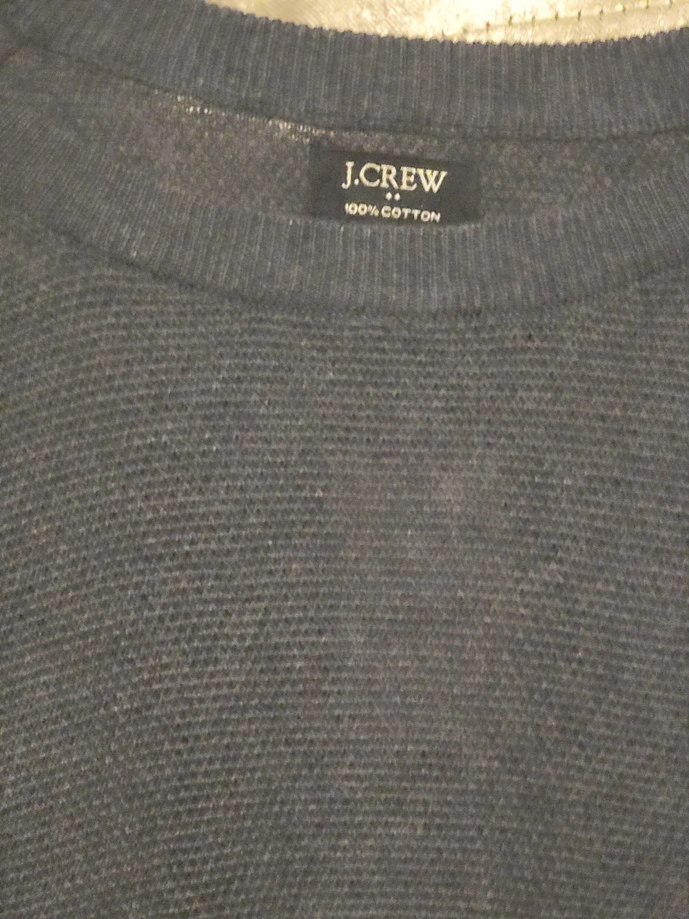J. Crew Men's Navy Crewneck Sweater